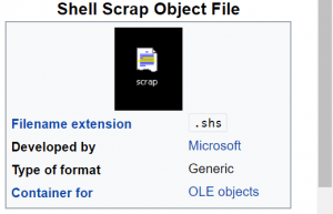 shs scrap file windows 7