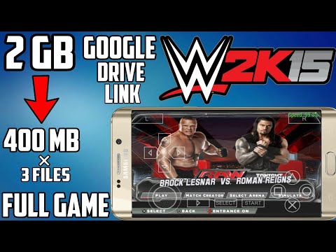wwe 2k15 highly compressed pc